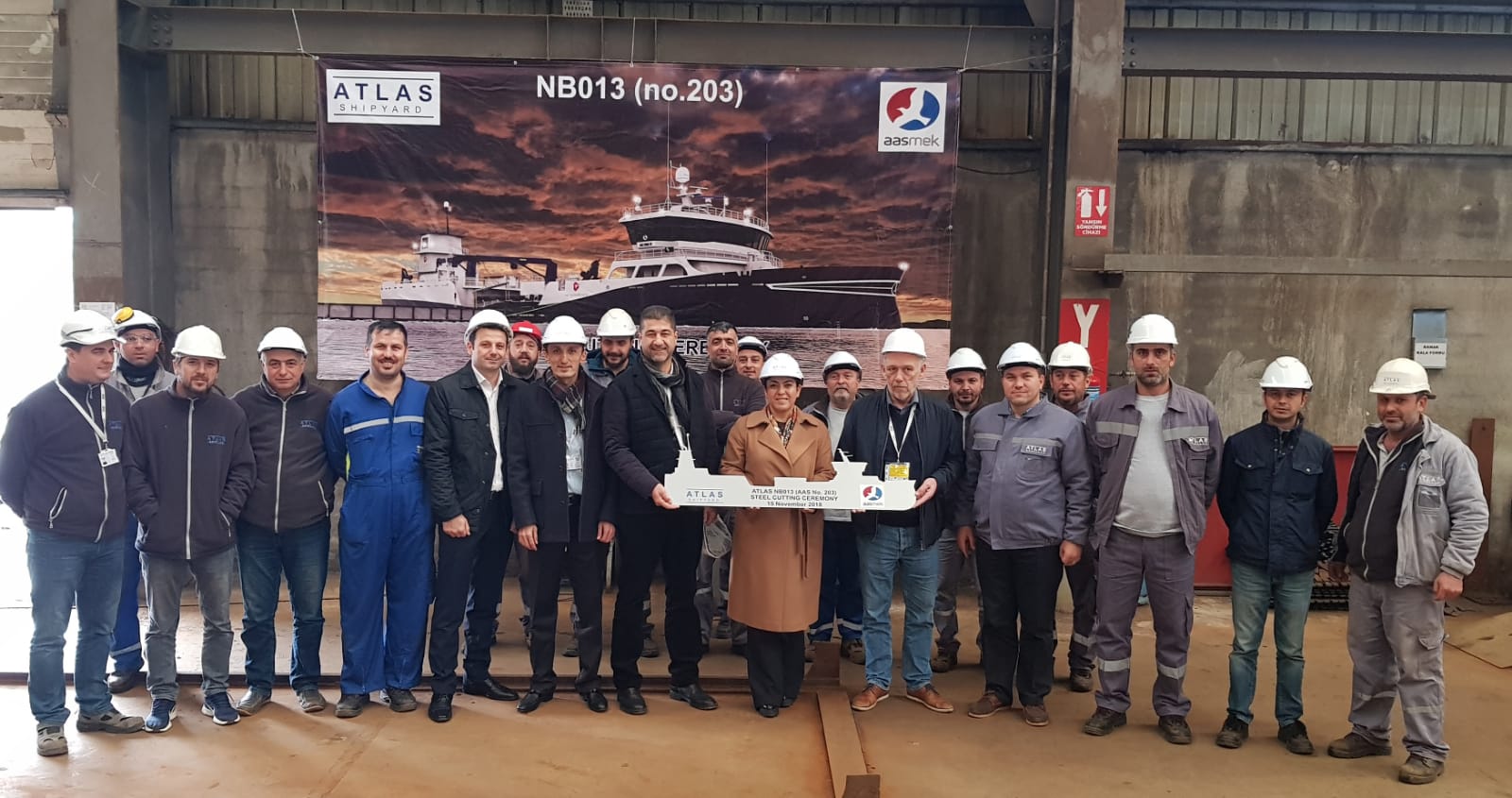 NB013 Steel Cutting Ceremony